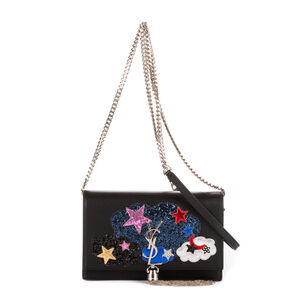 Saint Laurent Moon & Star Embellished Kate Chain Pochette